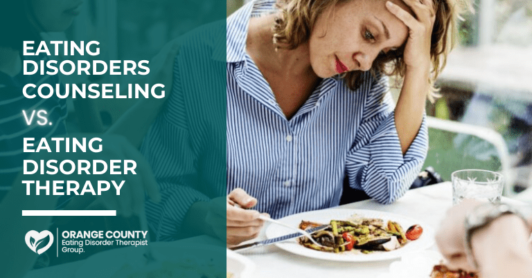 Understanding the Difference Between eating disorder counseling activities and Eating Disorder Therapy